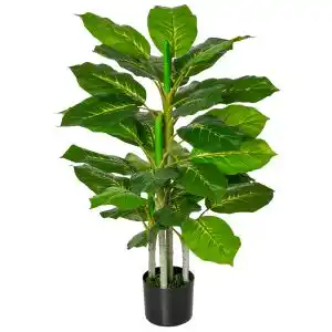 Brico Depôt Árbol perenne artificial pe, peva, acero y cemento verde 15x15x95 cm promoção