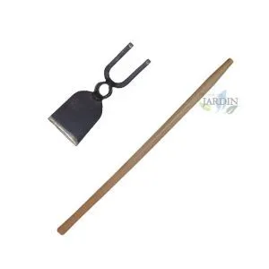 Brico Depôt Azadilla plana 33 cm y horquilla con mango 90 cm promoção