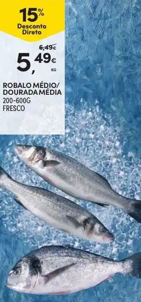 Continente Robalo Médio Dourada Média 200-600g Fresco promoção