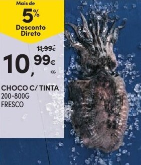 Continente Choco C/Tinta 200-800g Fresco promoção