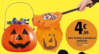 E.Leclerc MÃO APANHA CARAMELOS ABÓBORA Porta caramelos promoção