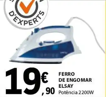 E.Leclerc FERRO DE ENGOMAR ELSAY promoção