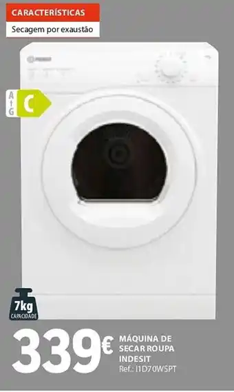 E.Leclerc MÁQUINA DE SECAR ROUPA INDESIT promoção