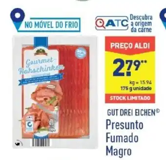 ALDI Presunto Fumado Magro 175g promoção