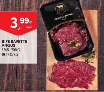 Continente Bife Bavette Angus 200g promoção