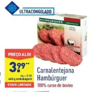 ALDI Carnalentejana Hambúrguer 465g promoção