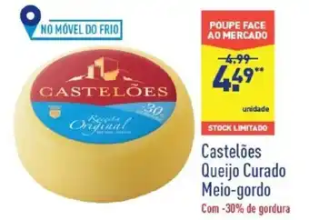 ALDI Castelões Queijo Curado Meio-gordo promoção