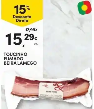 Continente Toucinho Fumado Beira Lamego promoção