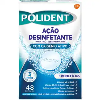 Continente Pastilhas limpeza de próteses dentárias oxigénio ativo promoção