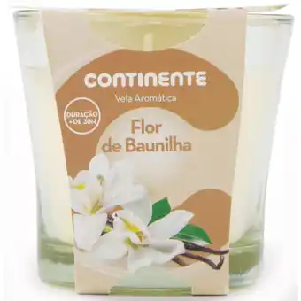 Continente Ambientador vela flor baunilha promoção