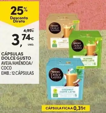 Continente Cápsulas Dolce Gusto 12 Cápsulas promoção