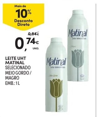 Leite UHT Matinal 1L