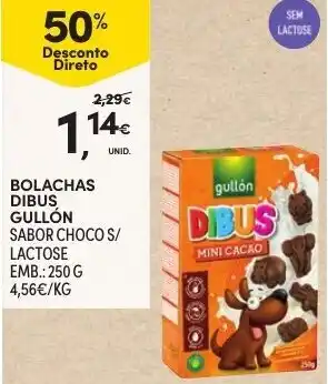 Continente Bolachas Dibus Gullón 250g promoção