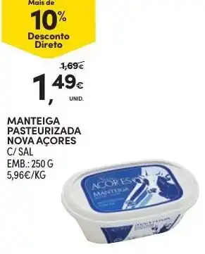 Continente Mateiga Pasteurizada Nova Açores C/ Sal 250g promoção