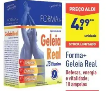 ALDI Forma+ Geleia Real promoção