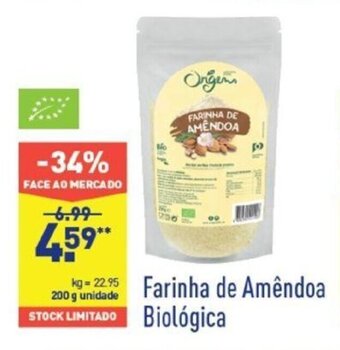 ALDI Farinha de Amêndoa Biológica 200g promoção