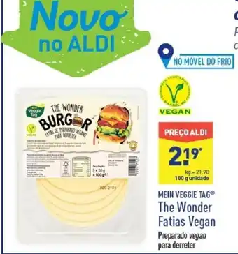 ALDI The Wonder Fastias Vegan 100g promoção