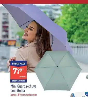 Mini Guarda-chuva com Bolsa