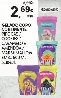 Continente Gelado Copo Continente 500ml promoção