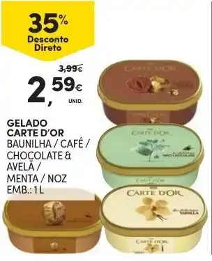 Continente Gelado Carte D'Or 1L promoção