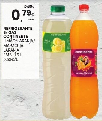 Refrigerante S/Gás Continente 1.5L