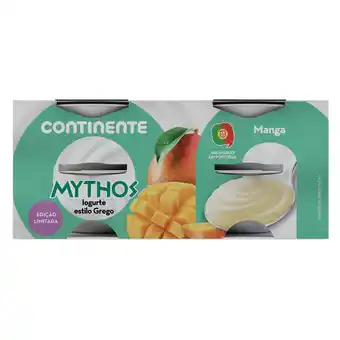 Continente Iogurte grego mythos manga promoção