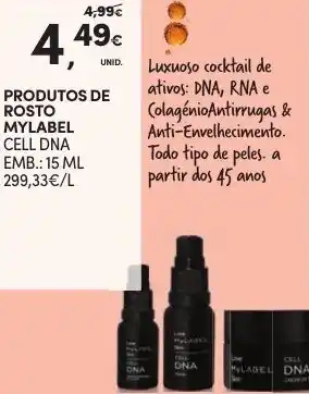Continente Produtos de Rosto MyLabel 15ml promoção