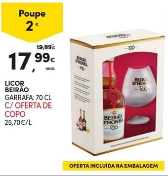 Continente Licor Beirão 70cl promoção