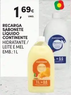 Recarga Sabornete Líquido Continente 1L
