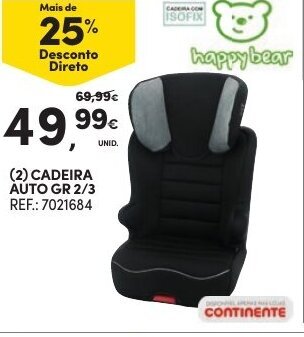 Cadeira Auto gr 2/3