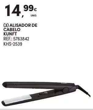 Continente Alisado de Cabelo Kunft promoção