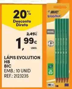 Continente Lápis Evolution HB BIC 10 Unid promoção