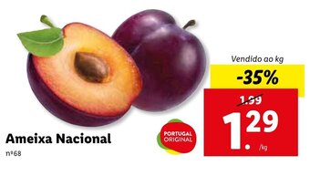 Lidl Ameixa Nacional promoção