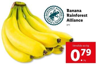 Lidl Banana Rainforest Alliance promoção