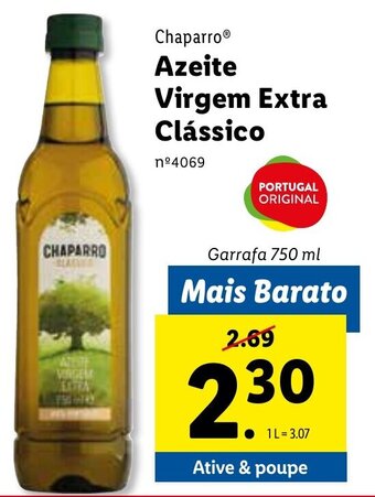 Lidl Chaparro Azeite Virgem Extra Clássico 750ml promoção
