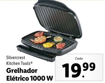 Lidl Silvercrest Kitchen Tools Grelhador Elétrico 1000w promoção