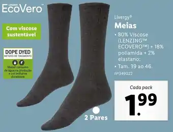 Lidl Levergy Meias 39 ao 46 promoção
