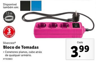 Lidl Silvercrest Bloco de Tomadas promoção