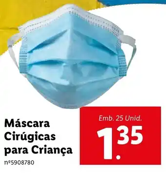 Máscaras Cirúgicas para Criança 25 Unid