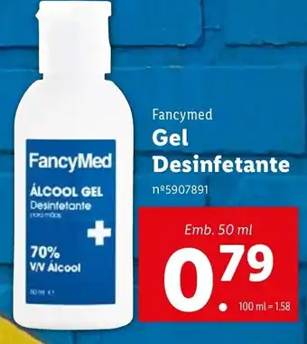 Lidl Fancymed Gel Desinfetante 50ml promoção