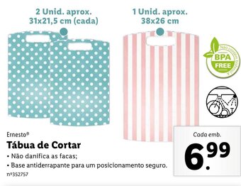 Lidl Tábua de Cortar promoção