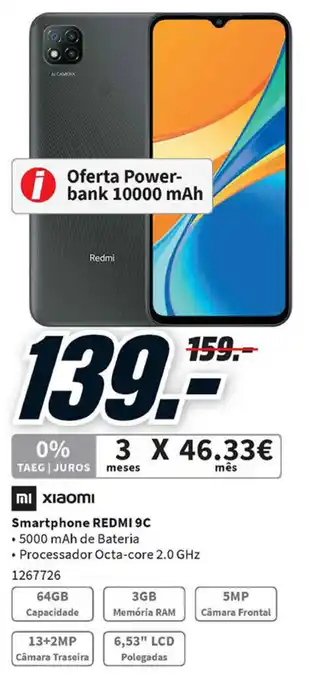 Xiaomi Smartphone Redmi 9C