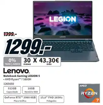 Lenovo Notebook Gming Legion 5