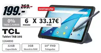 TCL Tablet Tab 10S