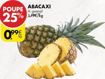 Pingo Doce Abacaxi promoção