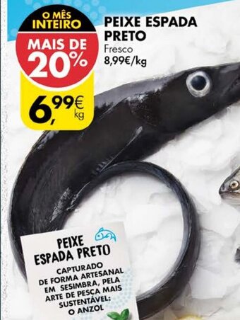 Pingo Doce Peixe Espada Preto promoção