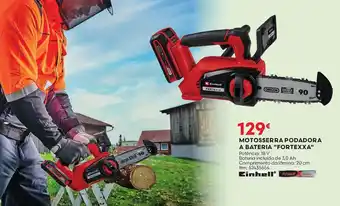 Bricomarché MOTOSSERRA PODADORA A BATERIA "FORTEXXA" promoção