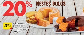 Pingo Doce Bolo Redondo 500g promoção