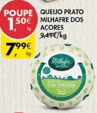 Pingo Doce Queijo Prato Milhafre dos Açores promoção