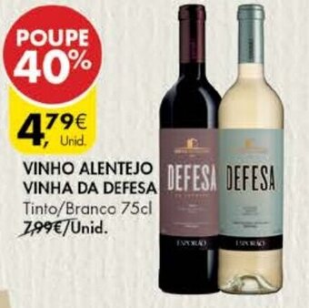 Vinho Alentejo Vinha da Defesa 75cl